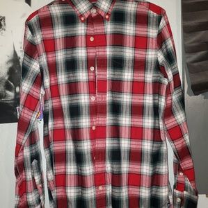 Mens long sleeve checkered